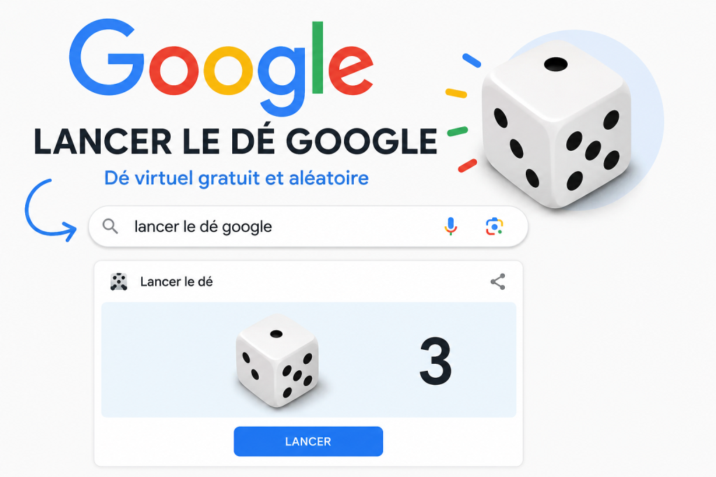 lancer le dé google